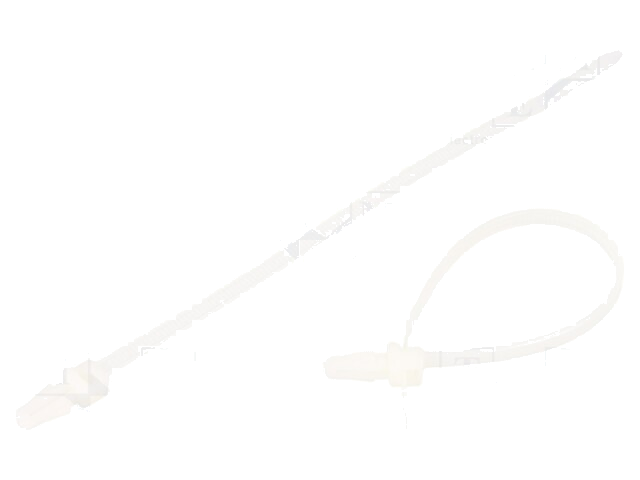 Kabelbinder; met bevestiging; L: 155mm; W: 3,6mm; polyamide; 180N Kabelbinder; met bevestiging; L: 155mm; W: 3,6mm; polyamide; 180N
